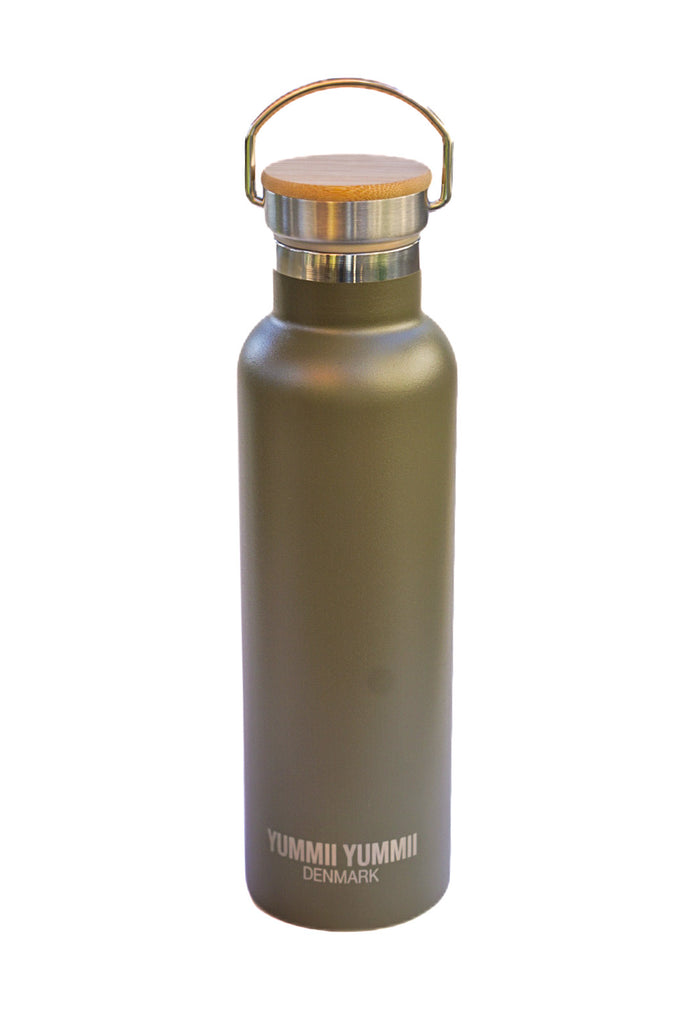 Thermosflasche mit Integriertem Sieb Olivgrün