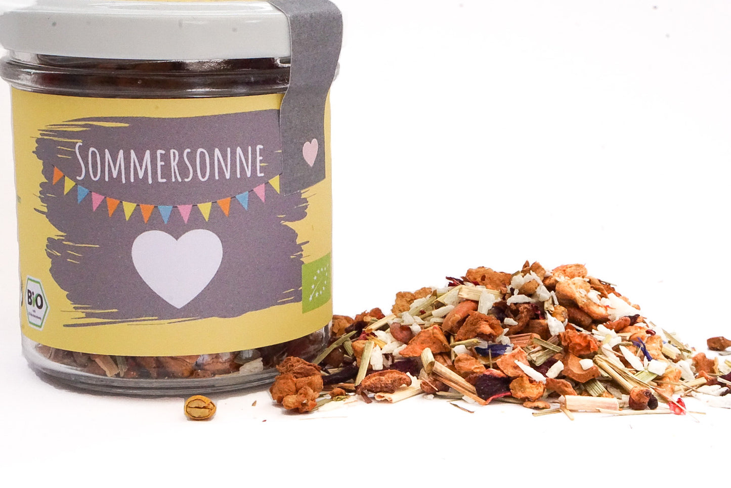 Sommersonne Bio klein (Heiß & Eistee)